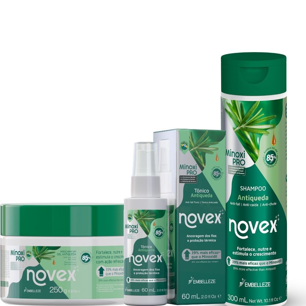 KIT ANTIQUEDA NOVEX MINOXI PRO