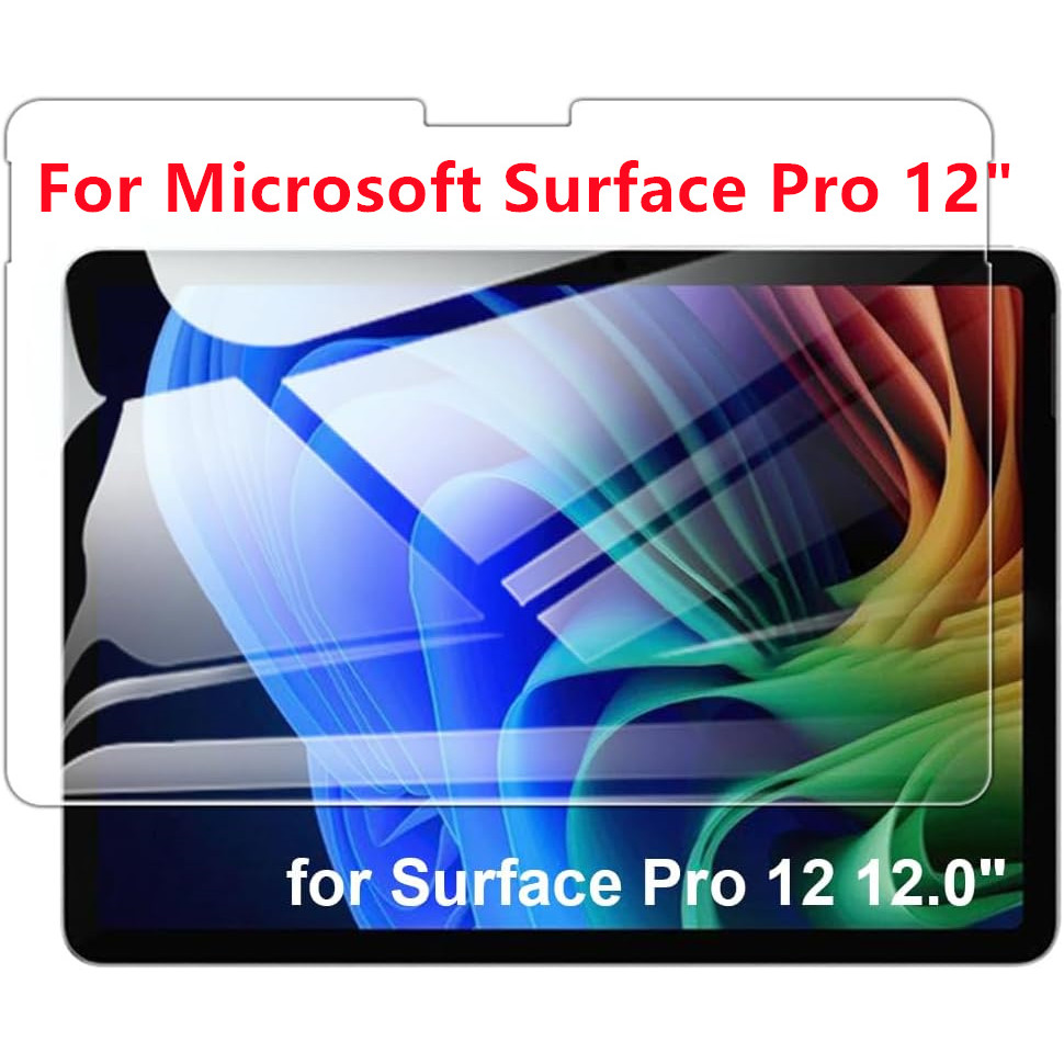 1 Pçs Protetor De Tela De Vidro Temperado Para Microsoft Surface Pro 11 10 9 8x12 13 Polegada Tablet Anti Risco HD Pelíc