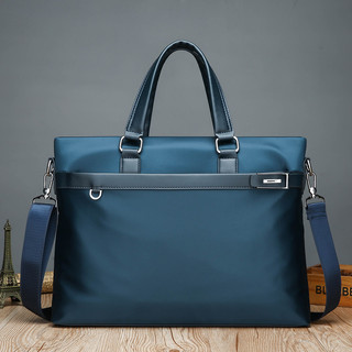 Bolsa masculina Oxford pano bolsa de ombro mensageiro negócios Casual bolsa masculina lona maleta Horizontal