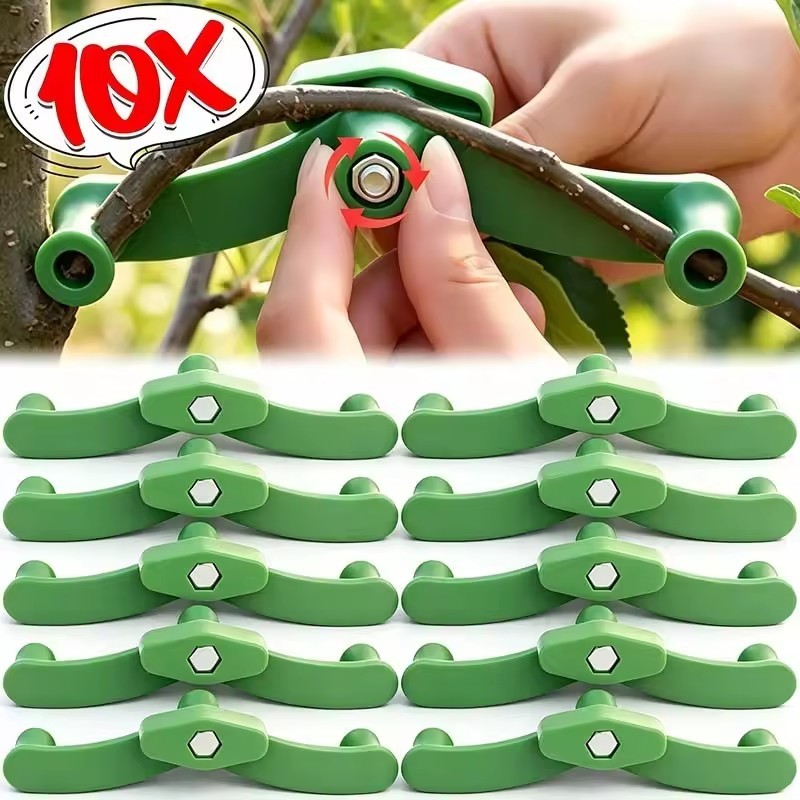 Dobrador De Galhos De Bonsai Ajustável-Ferramenta De Modelagem De Árvores De Plástico Resistente À Deformação Dura-10 °-