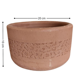 BEBEDOURO E COMEDOURO DE BARRO PARA PET 3 L
