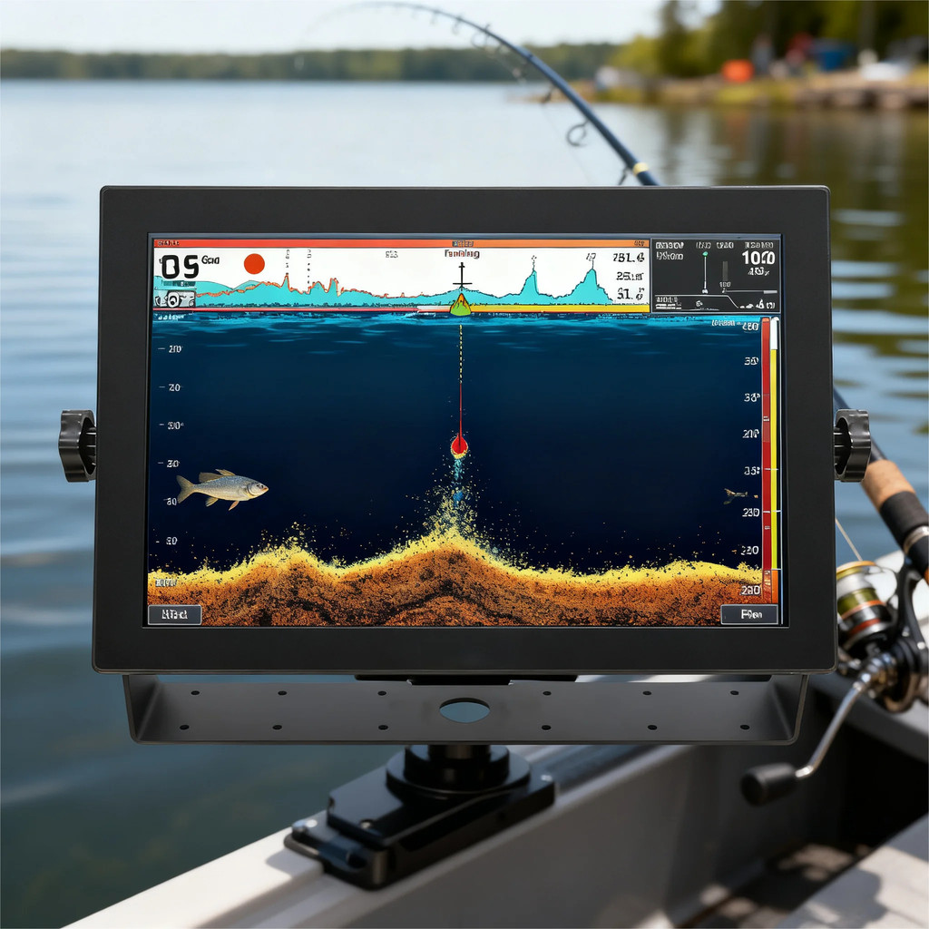 Marca 21.5 Polegada Marinha/yachts Exibe 1000-1500Nits Ao Ar Livre Ag + Ligação De Vidro Ip66 Monitor De Tela De Toque I