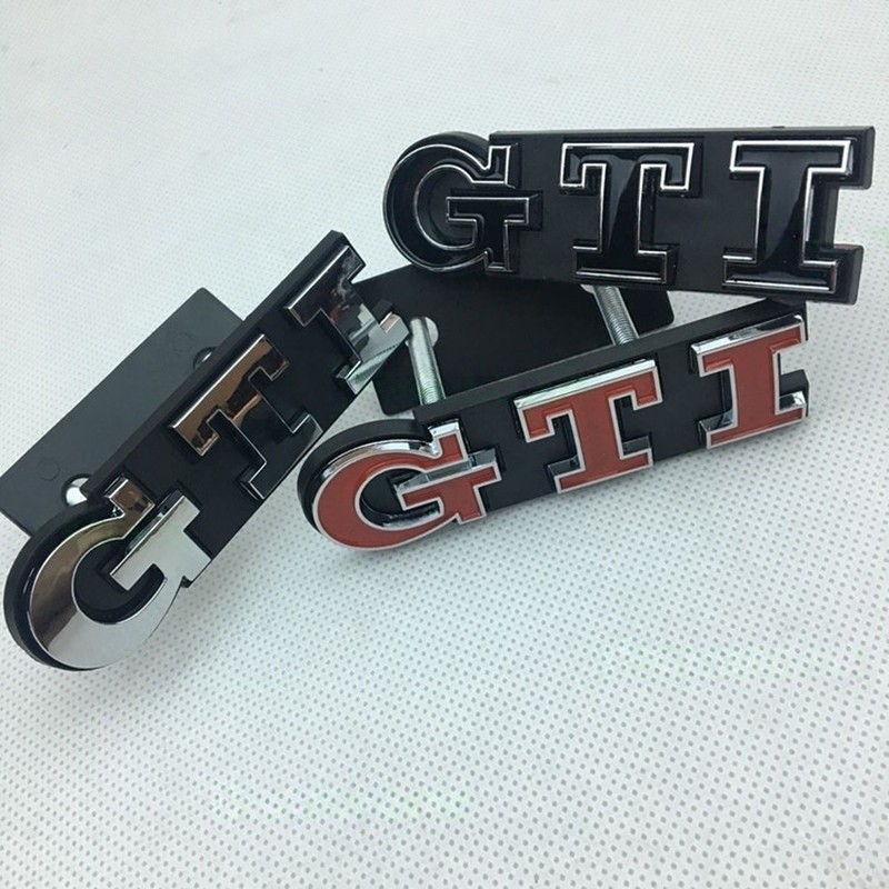 Aplicável ao emblema da grade dianteira do Volkswagen GTI para modificação do emblema do Volkswagen Polo Golf 6 7ª Geraç