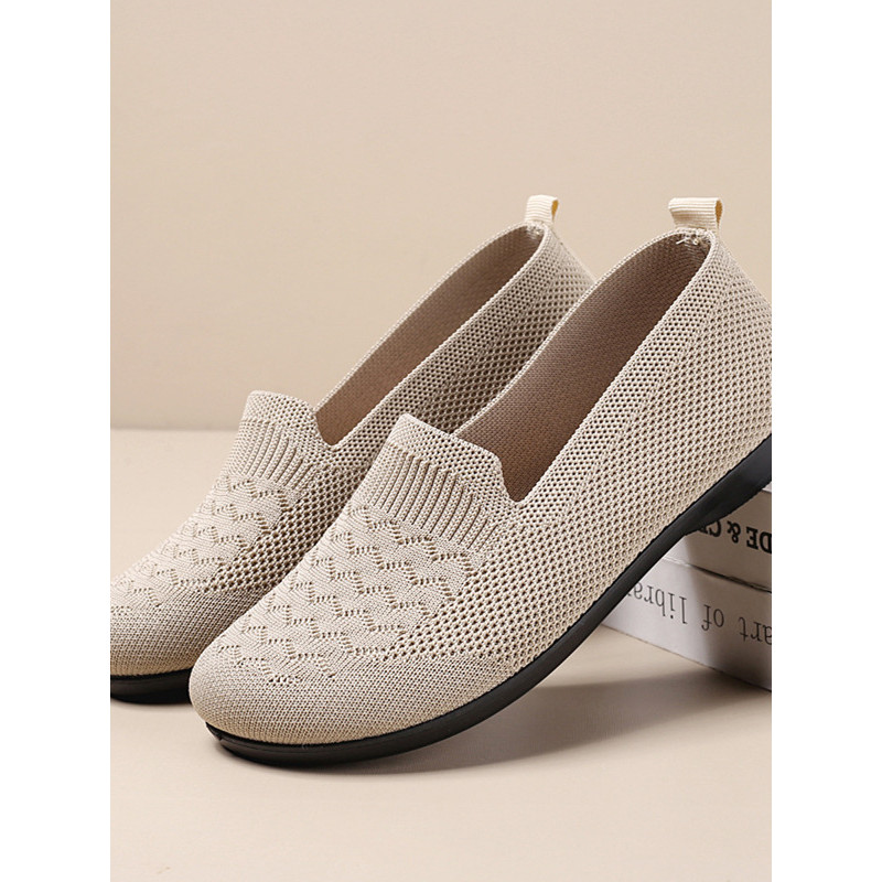 Sapatos femininos verão novo estilo Casual respirável sapatos planos sola macia sapatos mãe comércio exterior sapatos fe