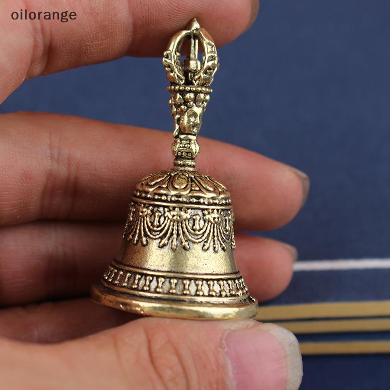 Imagem OLL Retro Sino De Cobre Sinos De Vento Artesanato Em Latão Fundição Caindo Tibetano Bronze Idéias Pingente BR