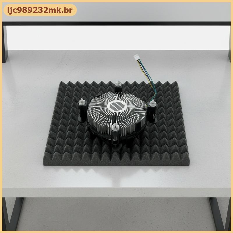 [MYBR] Cooler De CPU Com Conector De 4 Pinos Ventilador De Dissipador De Calor De Alumínio Para PCputer De Mesa Intel Co