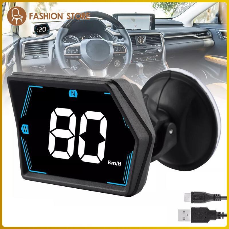 [Wishshopeelq] Medidor De Velocidade De Cabeça Para Carro Com Display Digital Odômetro Caminhões Suvs Accs