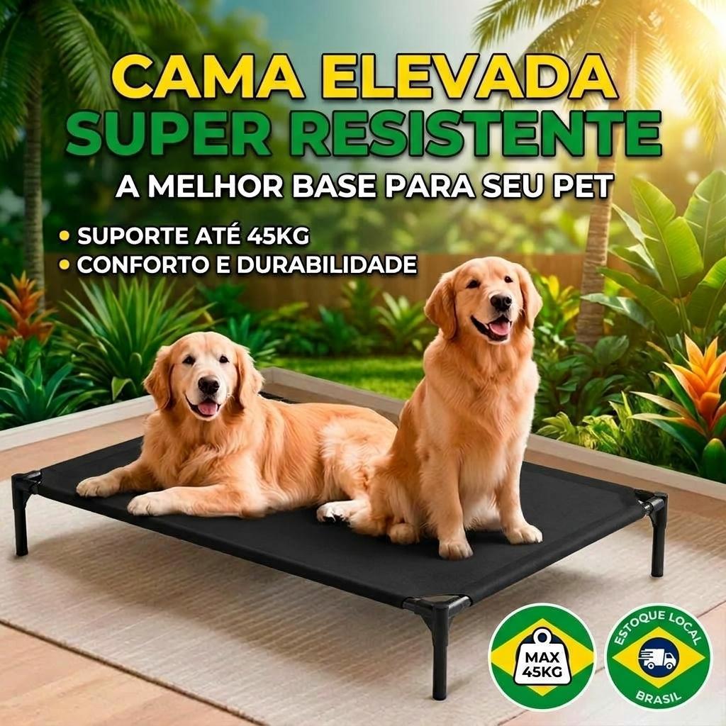 Caminha Pet Suspensa Viagem Carro Cama Elevada Dobravel para Bulldog Frances Pug Shih Tzu Golden Medio Gatos