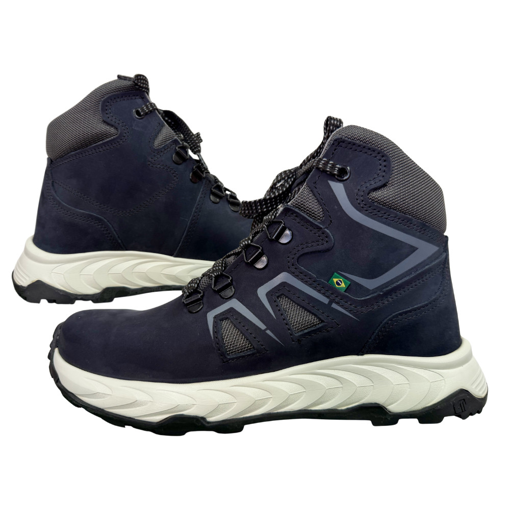 Bota Tênis Ecosafety Nobuck Premium Trilha Trekking Caminhada Super Confortável Sapato de…