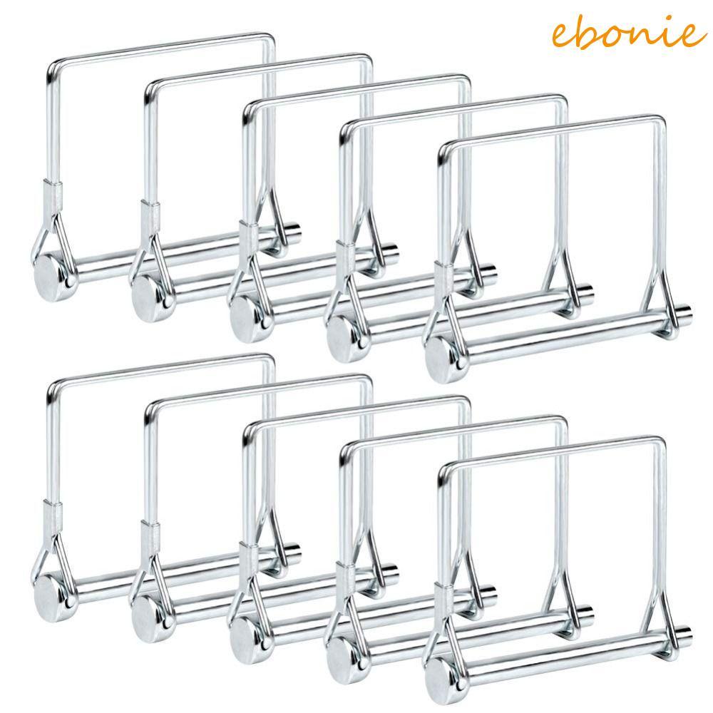 EBONIE 10 Unidades De Pino De Travamento Quadrado , Acoplador De Segurança De Mola Resistente Posicionamento Multiuso