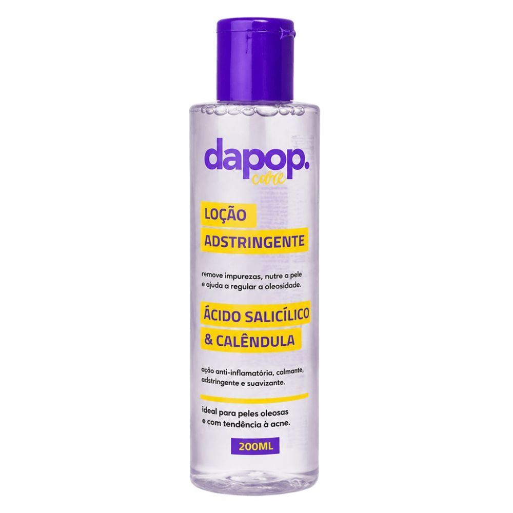 Loção Facial Adstringente Dapop 200ml Calêndula