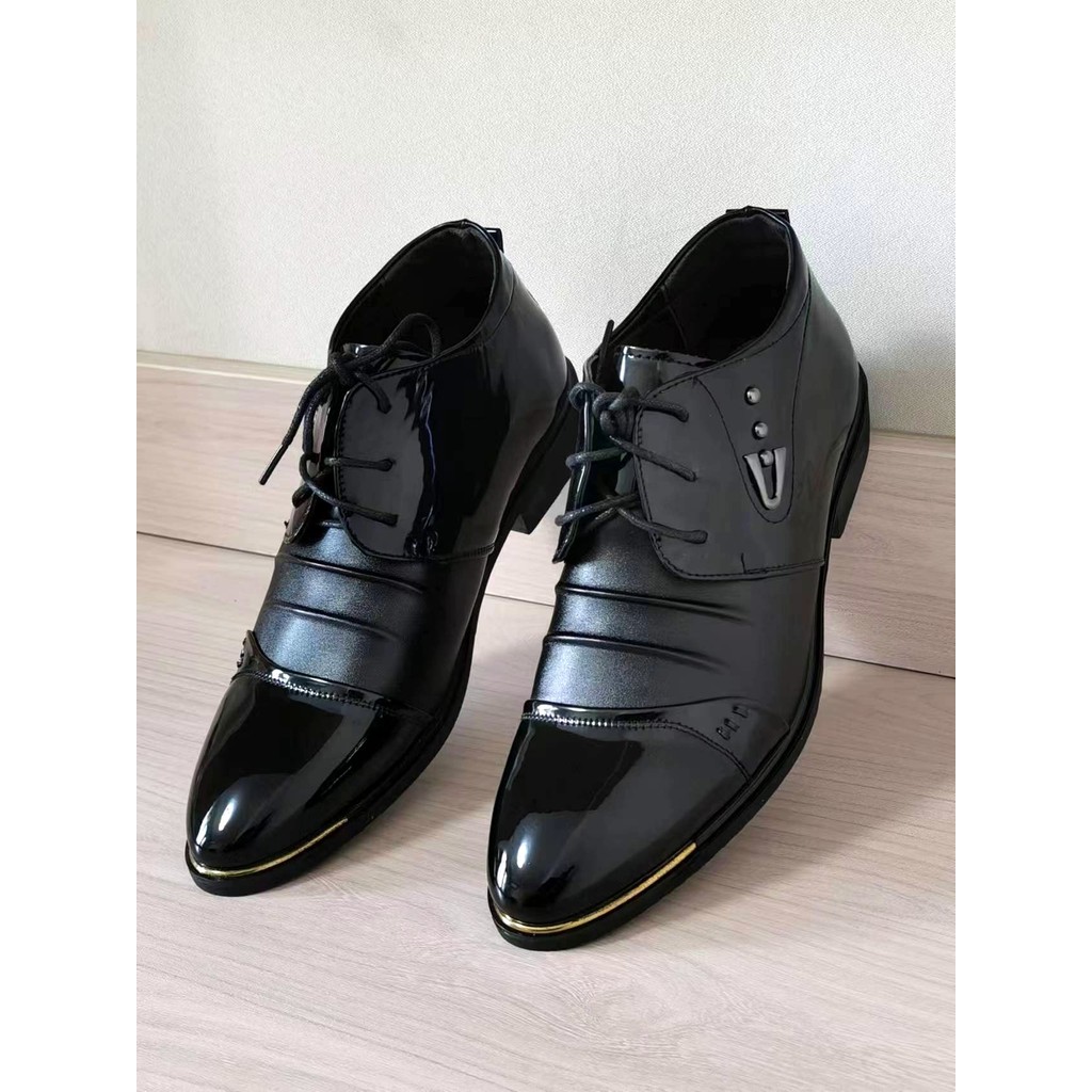 Novos homens versão coreana roupa Formal moda britânica botas curtas sapatos de couro masculino de alta qualidade Casual