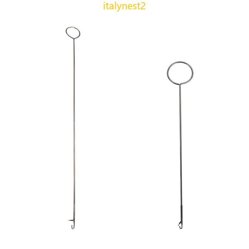 Billy Aço Inoxidável Costura Loop Turner Gancho Para Girar Tecido Tubo Cinta Cinto Tira