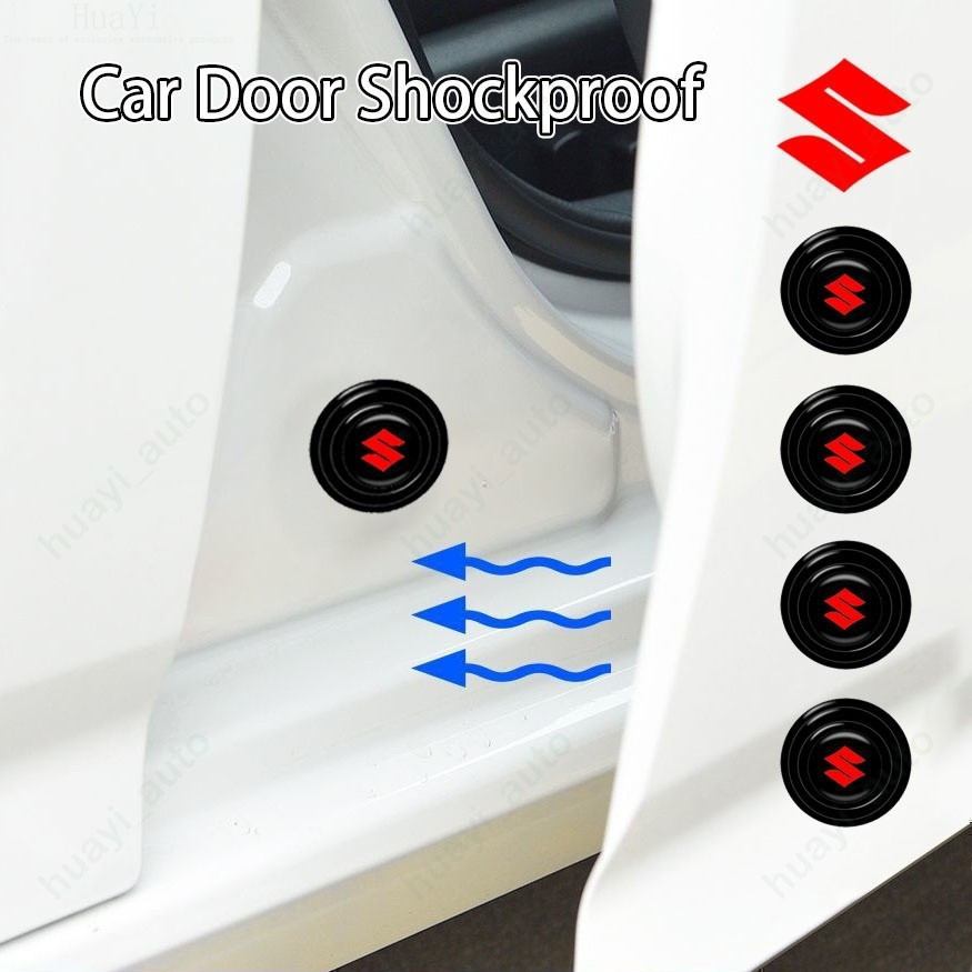 Protetor de Porta de Carro Suzuki, Amortecedor de Choque, Almofada de Isolamento Acústico de Borracha para Swift Sport X