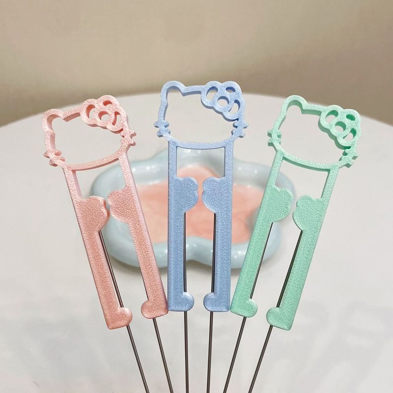 Doudou caneta especial bonito doudou caneta 2.6mm única agulha dupla 60 Dou caneta 70 pinças ferramenta kitty doudou can