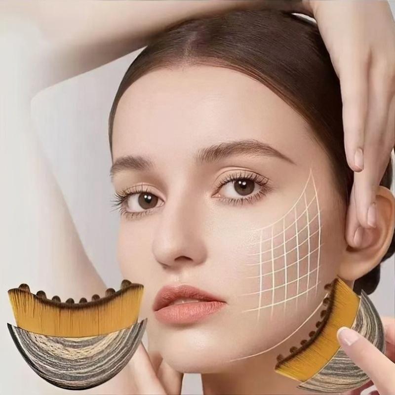 Escova Facial Multi-Função para Drenagem Linfática e Contorno do Rosto, Portátil para Reduzir Inchaço no Queixo