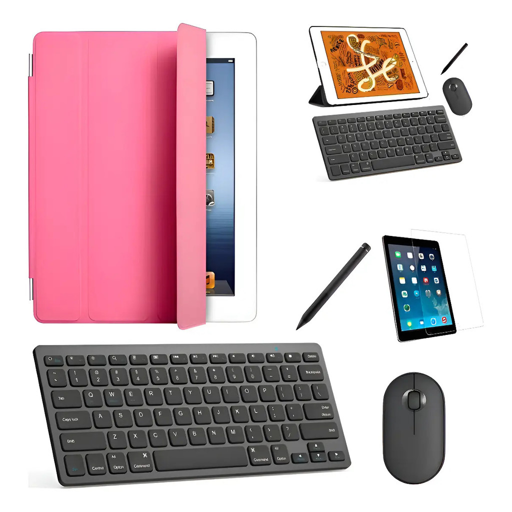 Premium Capa Smart Ro Tecl Mou Pel Stylu P/iPad Pro 12,9 2020/2021