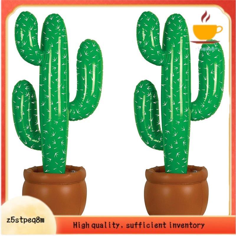 2 Pçs Ar Inflável Cactus Coqueiro Casa Piscina Festa Ao Livre Decoração Adereços Da Árvore