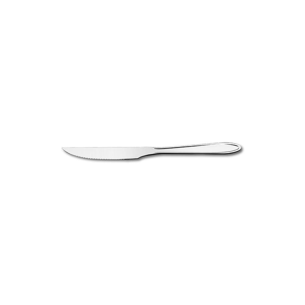 Conjunto de Facas de Churrasco Brinox Lyon Aço Inox 12 Peças Polido com Friso