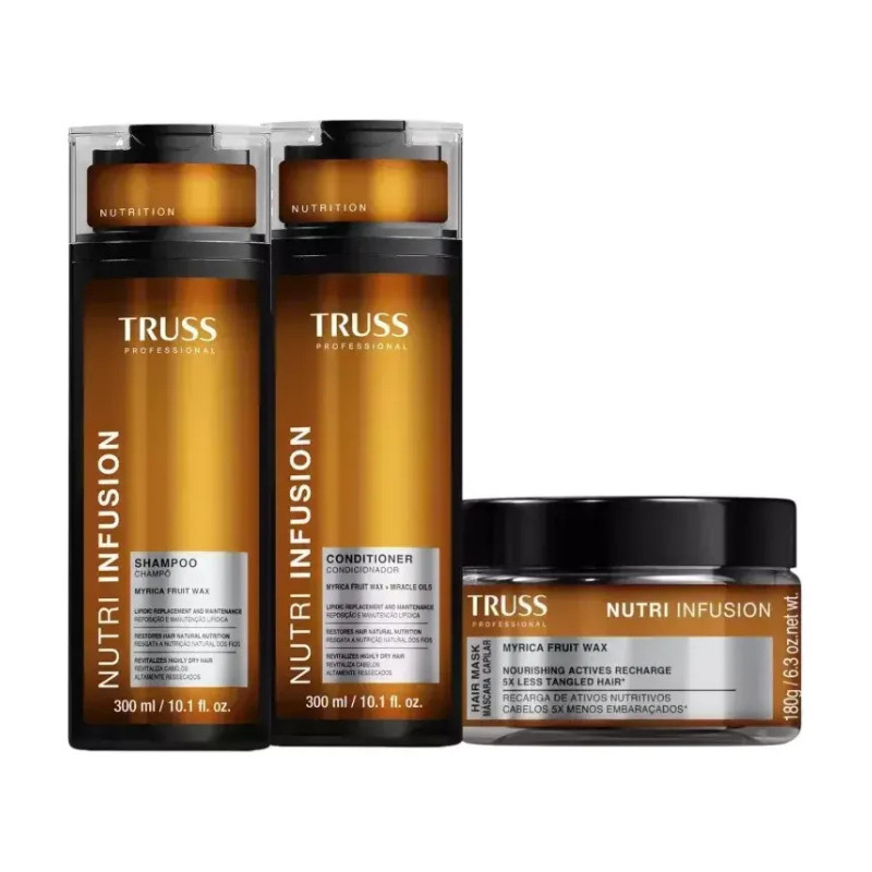 Kit Nutri Infusion Sh 300ml + Cond 300ml + Masc 180ml Truss