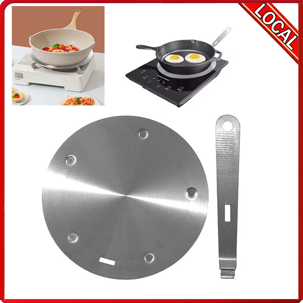 Material de aço inoxidável da placa condutora térmica do fogão de indução (diâmetro 24cm espessura 4mm) pode ser usado p