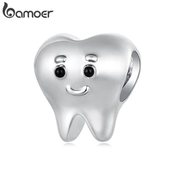 Pingente De Dente Bamoer Charm DIY Para Pulseira Presentes Mulheres