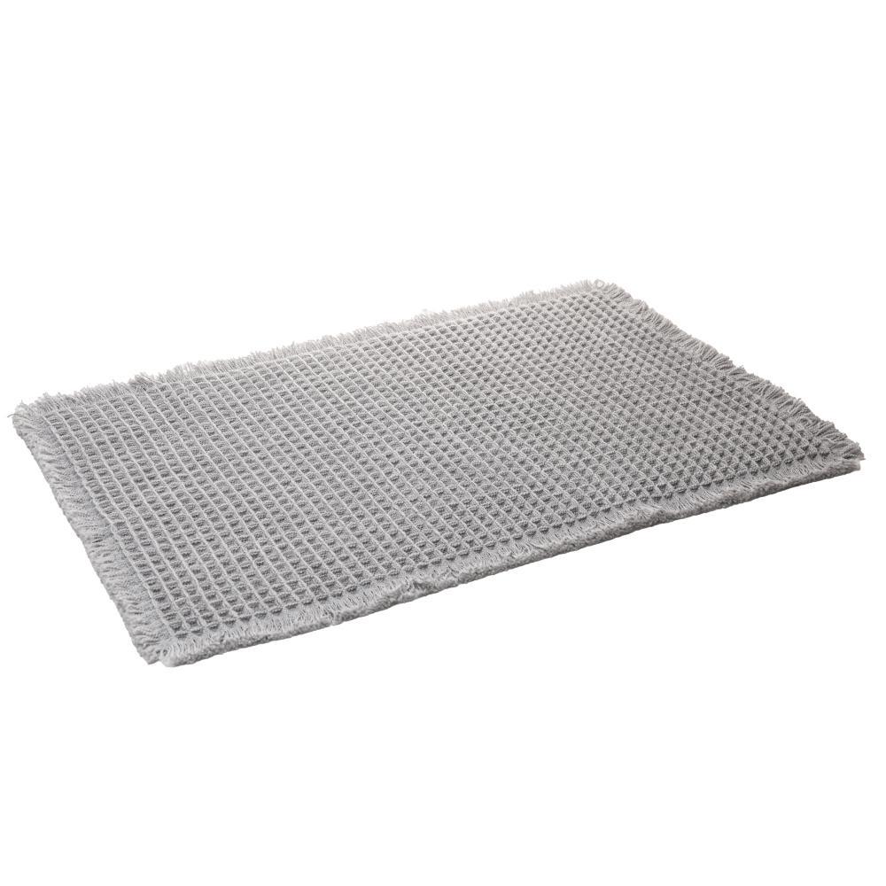 Tapete com Antiderrapante para Banheiro Waffle