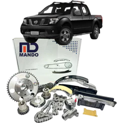 Kit Corrente Comando Distribuição Completo Nissan Frontier 2.5 16v 2008 A 2012