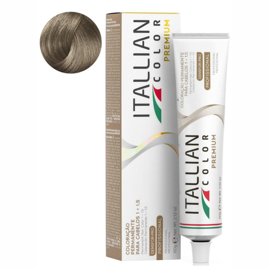 Coloração Itallian Color 9.31 Louro Claríssimo Dourado Cinza
