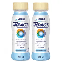 Kit 5 Impact Nutrição Enteral e Oral Baunilha 200ml