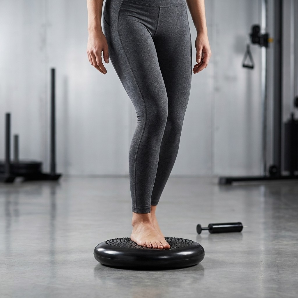 Disco Equilíbrio Core Hammer 33cm bomba inclusa Inflável Ajuste Pressão Treino Funcional Pilates Fitness