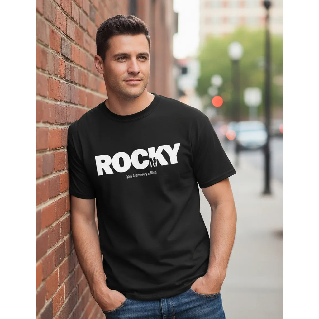 Camiseta Rocky Balboa Sylvester Stallone Rocky V Algodão
