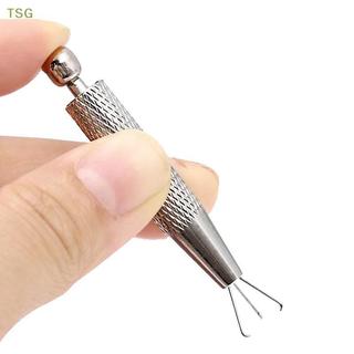 [Trêsgoodstonesgen] 4 Garras Pi-up Ferramenta Jóias Contas Diamante Gemas Titular Pinça Coletor Grabber De Chip De Aço I