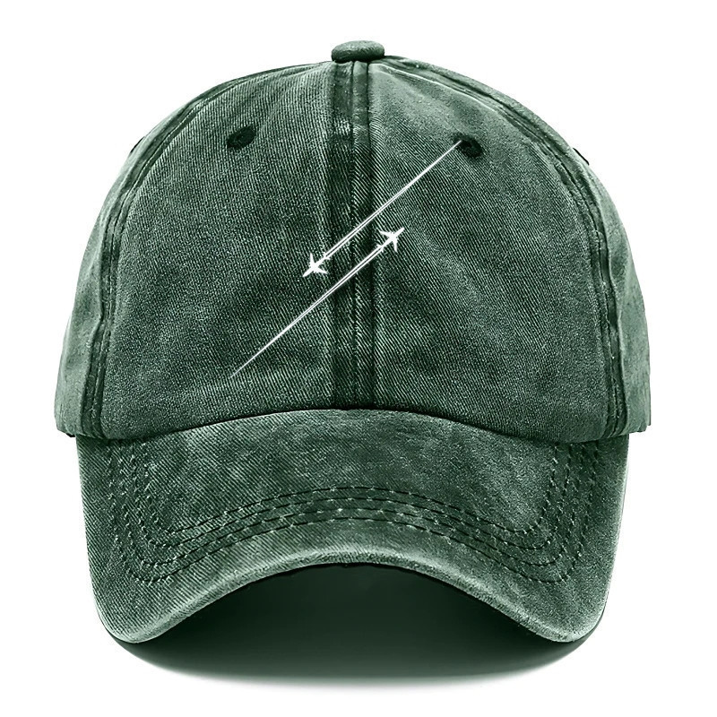 Boné de Beisebol Masculino e Feminino com Padrão de Avião, Novo Estilo para Todas as Estações, Visual Vintage