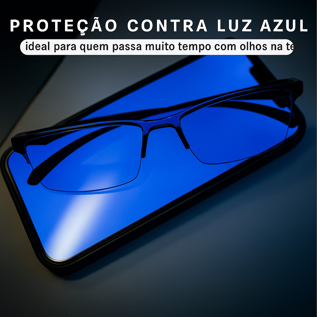 Detalhes do Óculos com Zoom e Ajuste Automático de Grau - Anti Luz Azul - Para perto e longe