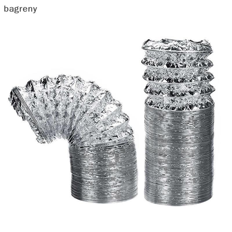 [bagreny] Ventilador De Alumínio De 4 Polegadas Mangueira De Ventilação De Ar Duto De Exaustão Flexível 1.5M BR