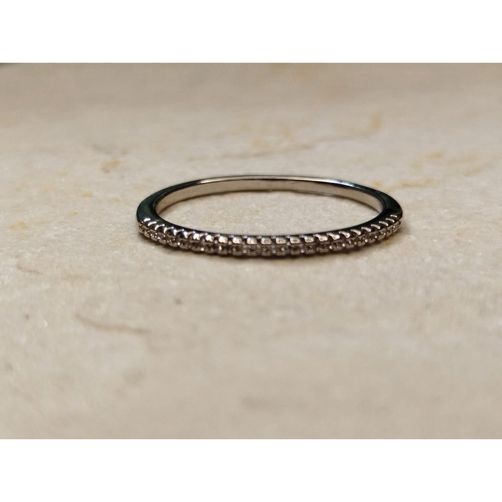 Anel Pedraria Glamour Pavé