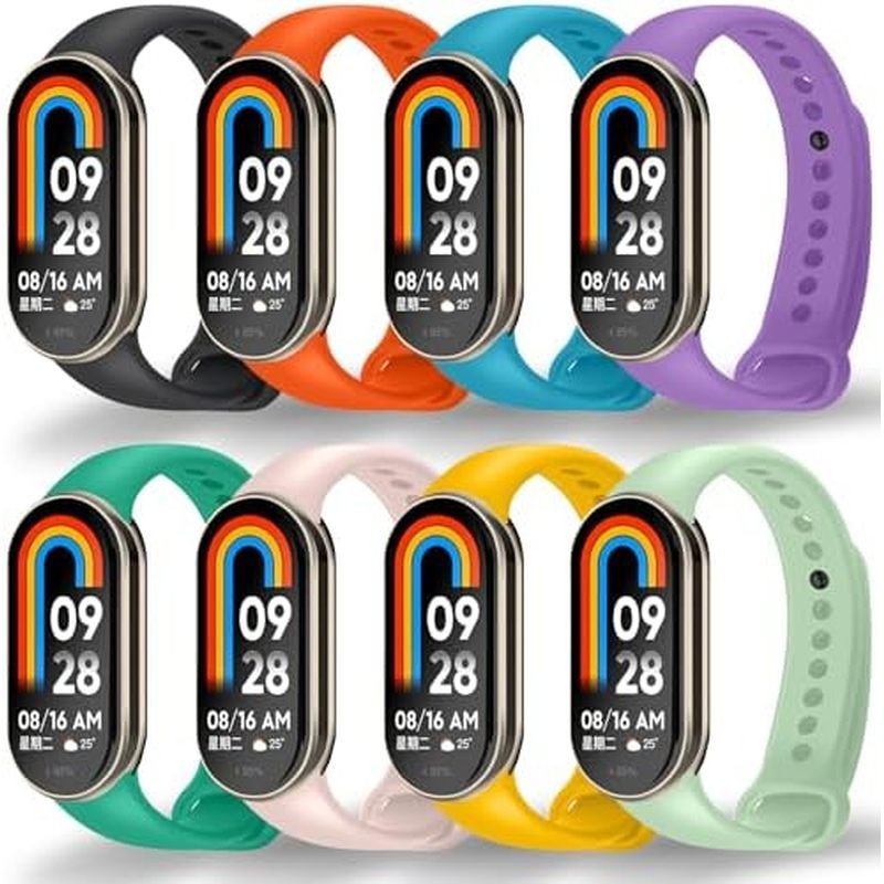 Mi Band 1PU Substituir 10/9/8 Correia Confortável Esporte Pulseiras De Fecho De 