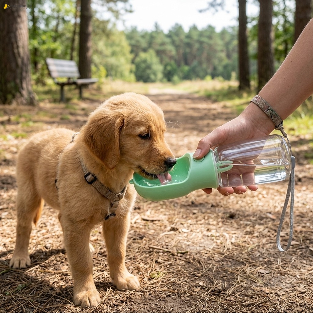 Garrafa De Água Portátil Para Cães Com Filtro À Prova De Vazamento Copo De Viagem Animais De Estimação Caminhadas Ao Ar