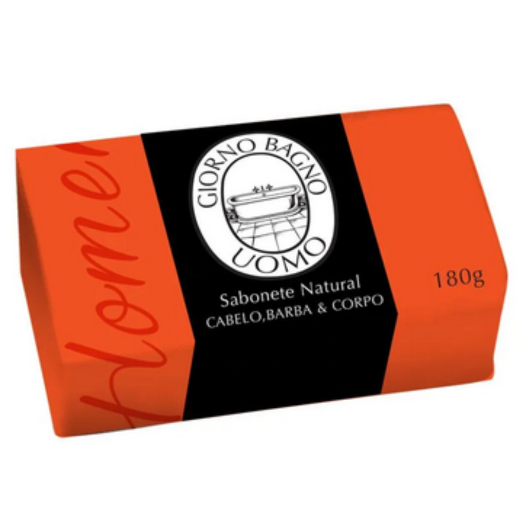 SABONETE EM BARRA GIORNO UOMO LARANJA 180G SANOL 10097