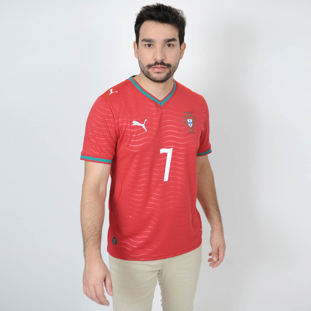 Camisa Puma Seleção Portugal Torcedor 2026 Vermelho - Masculino