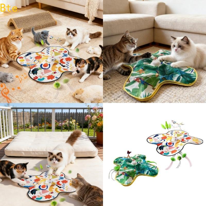 Bte Cats Toy Hide and Seek Cover Para Proprietários Gatinhos Capa Exercícios Internos