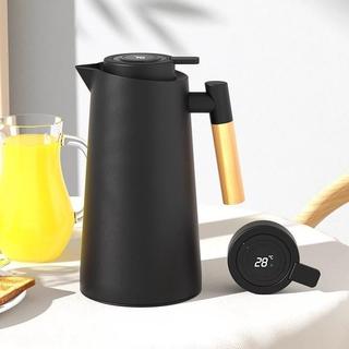Copo Térmico 1 Litro Inox LED Digital para Bebidas Quentes