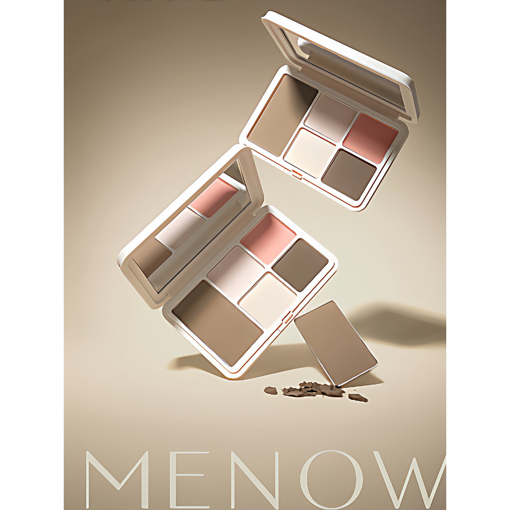 Novo novo!MENOW MENOW Paleta abrangente de modelagem Facial destacando contorno iluminando sombra nariz sombra Blush cin