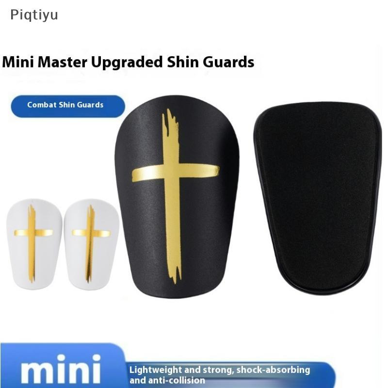 piqtiyu 2 Peças Caneleiras De Futebol Sho Absorventes Pequenas Protetores De Perna Leves Em Miniatura