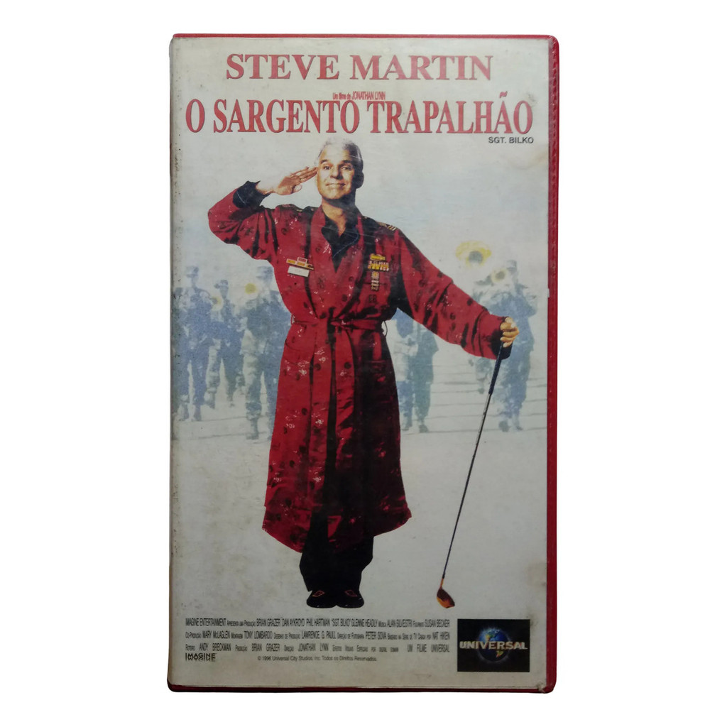 Vhs O Sargento Trapalhão - Steve Martin - Dan Aykroyd