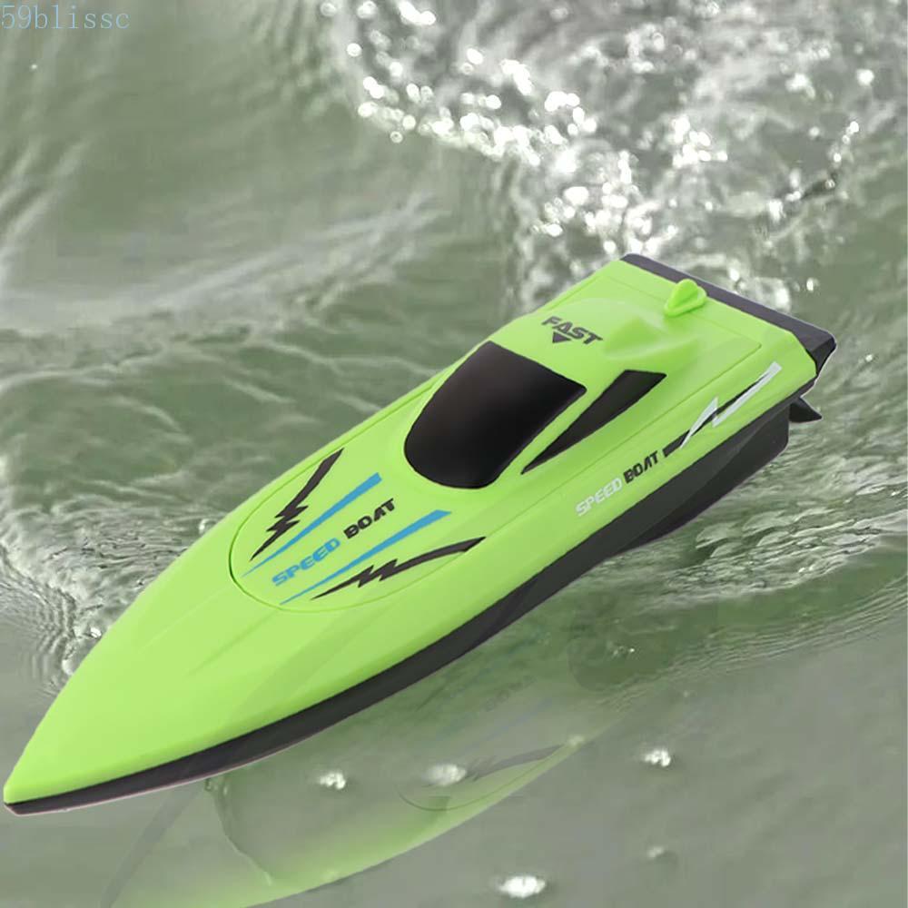 Barco De Controle Remoto BLISSC , Barcos RC De Corrida De À Vela De Longa Duração , Brinquedo De Lancha Sem Fio 2.4G Pro