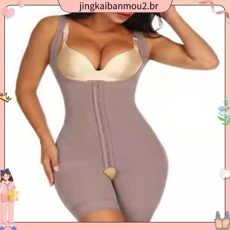 Macaquinho Com Bojo Body Modelador Cinta Liga Corset Lingeri