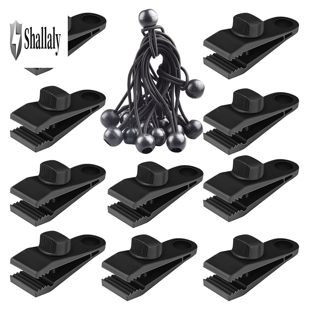 Heavy Duty Tarp Clamp Locking Tent Clip 10pcs Outdoor Clips Strong Lock Grip Fastener for Camping Pool Canopy Awning Sha