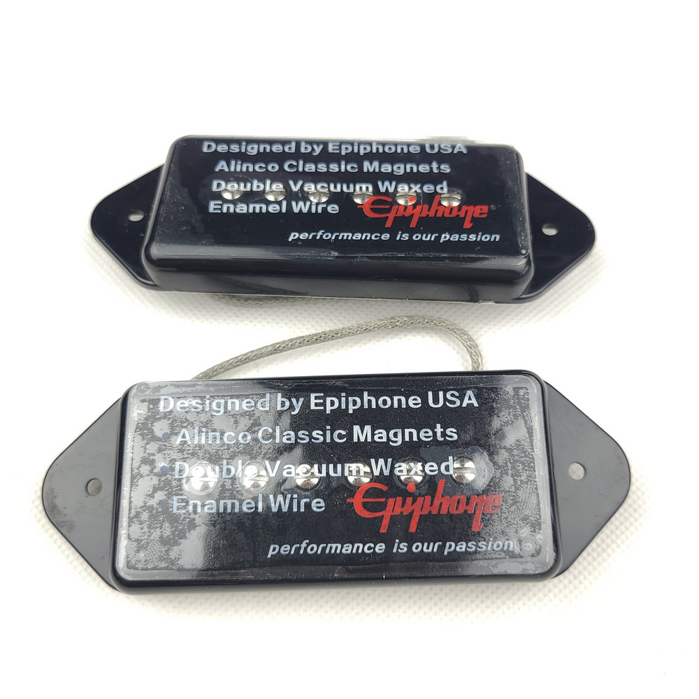 Captadores Epiphone Preto Alnico Baixo Gauss Som Icônico P90 Dogear Estilo Captador De Ponte De Bobina Única Para Guitar